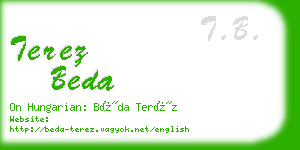 terez beda business card